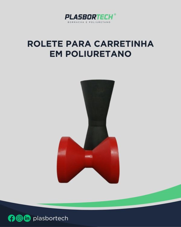 Rolete para Carretinha em Poliuretano