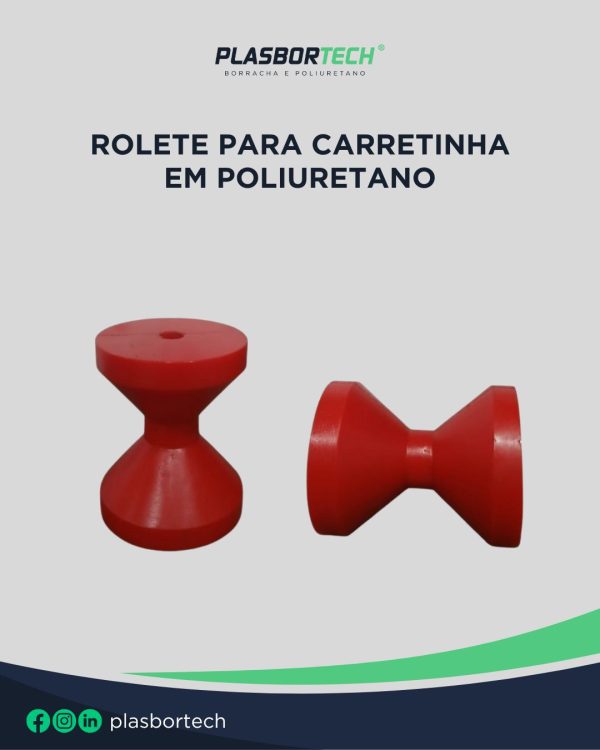 Rolete para Carretinha em Poliuretano - Imagem 2